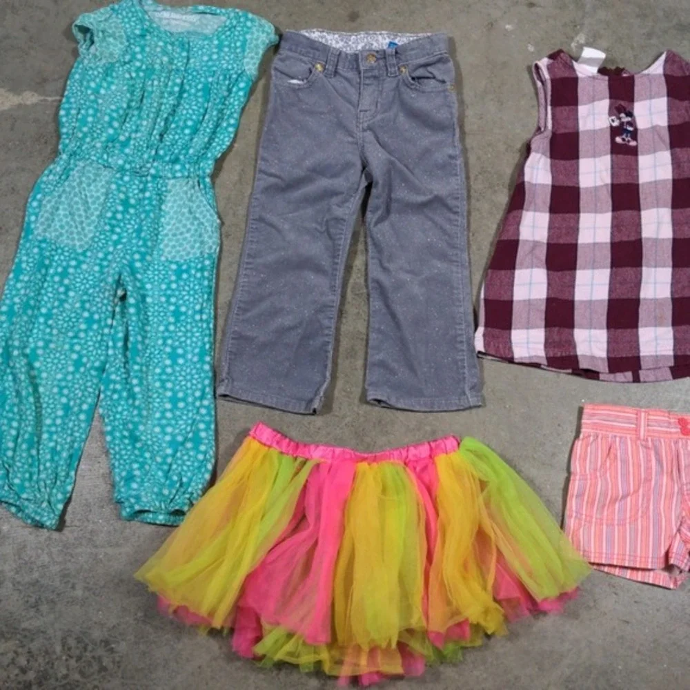 Disney OshKosh Childrens Place Girls Clothing Lot‎ Size 4T Y2K Style Mixed 5pc